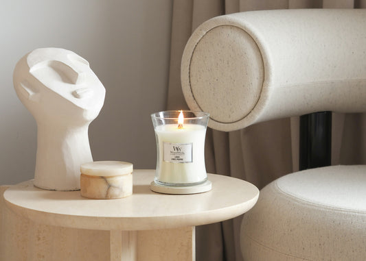 WoodWick Linen Candle