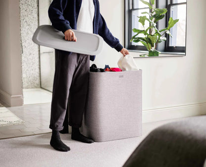 Joseph & Joseph Tota Trio 90L Grey Laundry Separation Basket