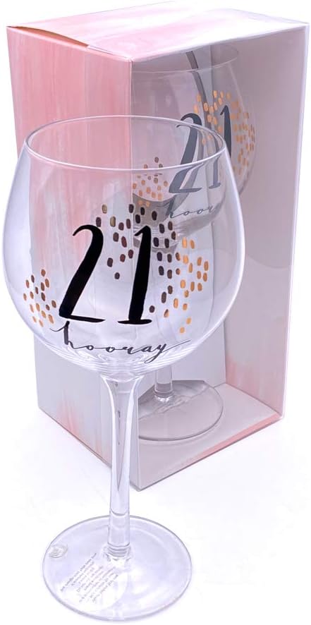 Widdop & Co. Luxe 21st Birthday Gin Glass