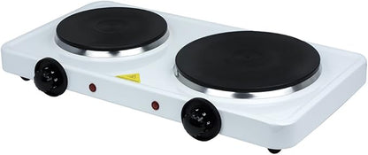 Status Colorado 2500W Double Hot Plate in White