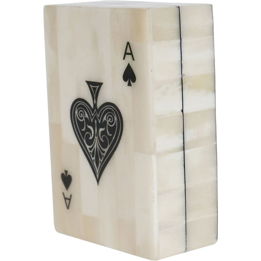 Libra Chollerford Off White Bone Inlay Card Box