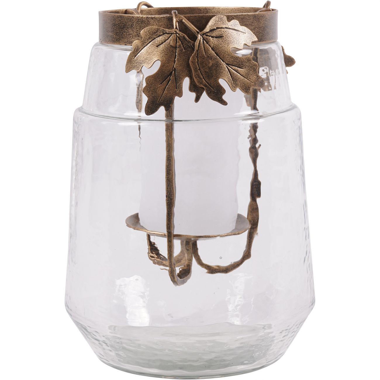 Laura Ashley Medium Leaf Bottle Hurricane