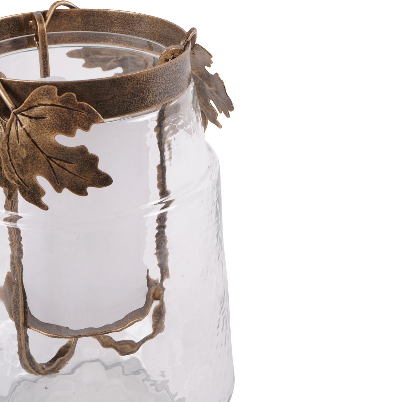 Laura Ashley Medium Leaf Bottle Hurricane
