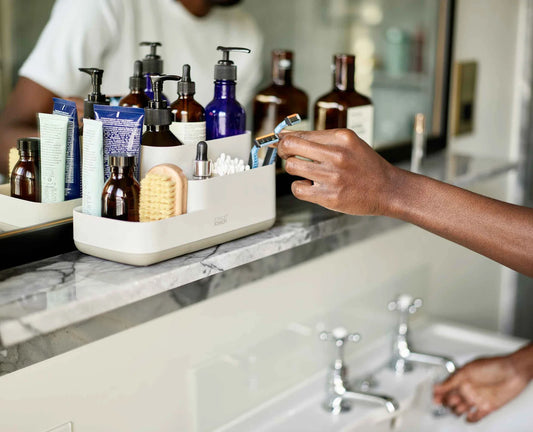 Joseph & Joseph EasyStore™ Matt Ecru Bathroom Storage Caddy