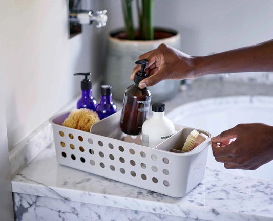 Joseph & Joseph EasyStore™ Slimline Ecru Bathroom Storage Basket