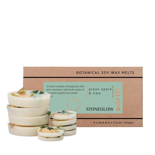 Stoneglow Green Apple & Lime Botanical Scented Soy Wax Melts