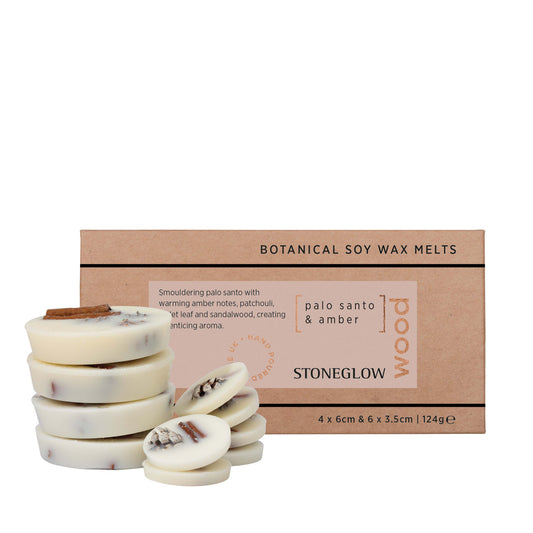 Stoneglow Palo Santo & Amber Botanical Scented Soy Wax Melts