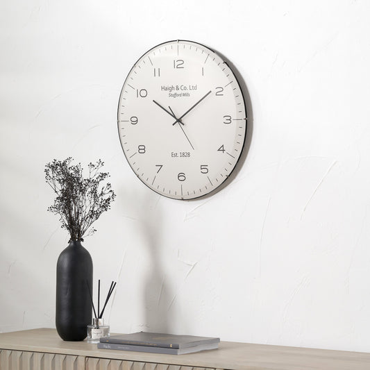 Dome Glass Wall Clock