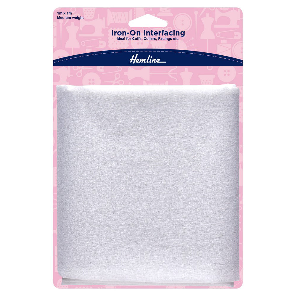 Hemline Iron-On Interfacing 1m x 1m /40″ x 40″ 1 sheet