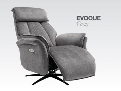 Evoque Swivel Electric Armchair