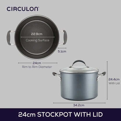 Circulon ScratchDefense A1 Series Stockpot (24cm / 7.6L)