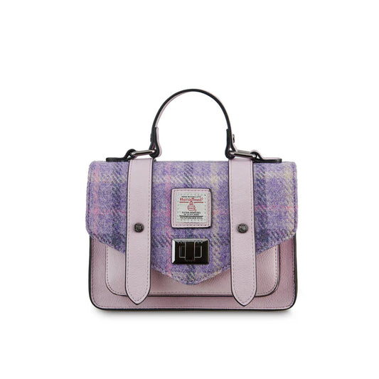 Islander Purple Tartan Mini Satchel