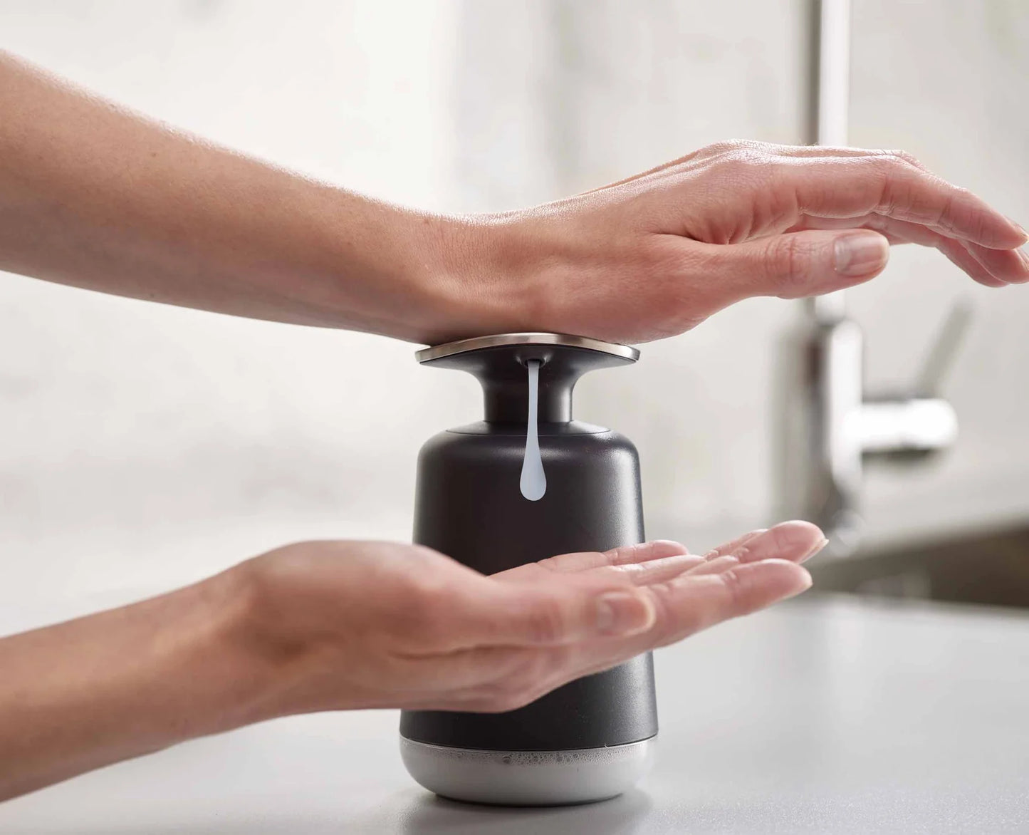 Joseph & Joseph Presto™ Grey Hygienic Soap Dispenser