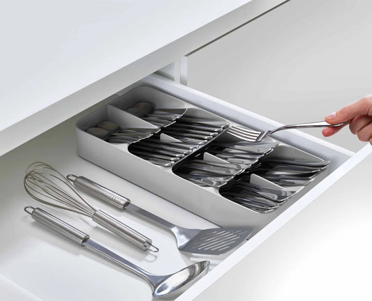 Joseph & Joseph DrawerStore™ Large Grey Cutlery Organiser