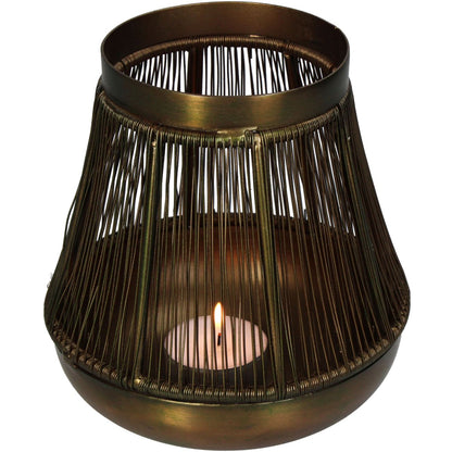 Libra Iron Bronze Candle Holder (13.5cm)