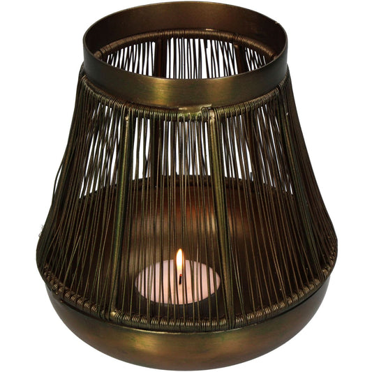 Libra Iron Bronze Candle Holder (13.5cm)