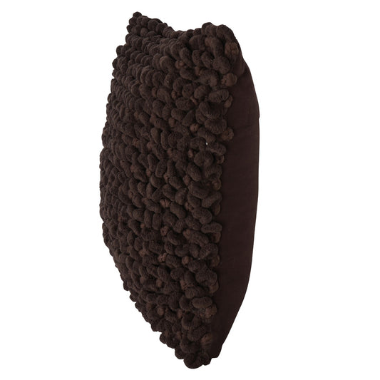 Libra Lucan Cushion in Dark Brown
