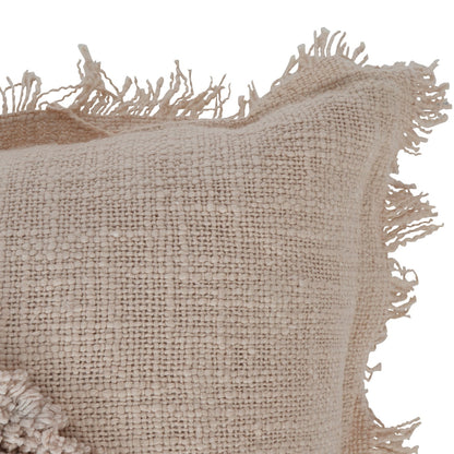 Libra Centric Cushion Circle in Beige