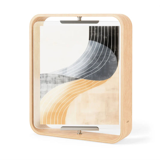 Umbra Bellwood Curved Double Sided Picture Frame in Natural