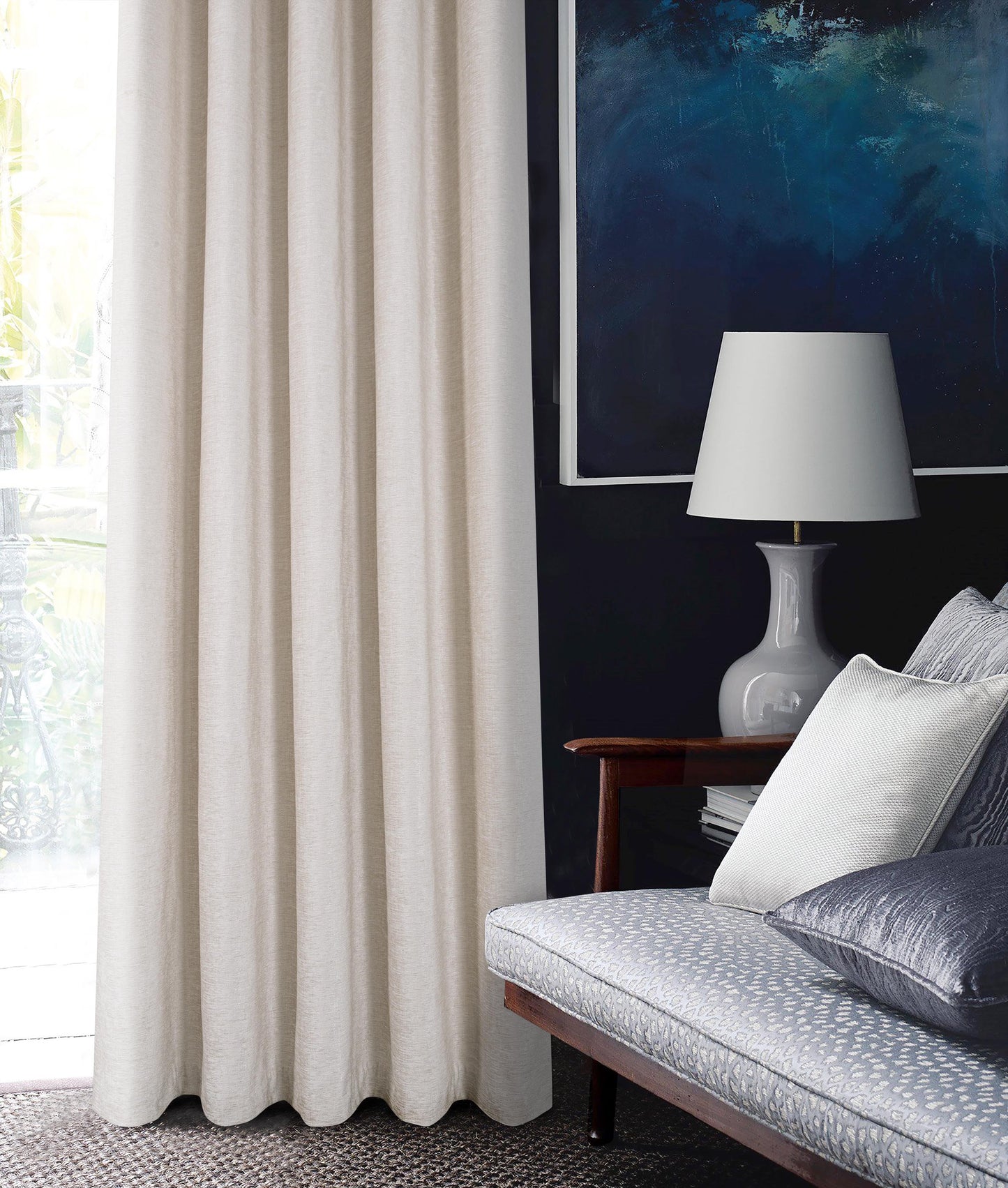 Style Amberly Natural Ready Made Curtains