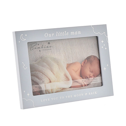 Widdop & Co. Bambino Wooden Picture Frame in Blue
