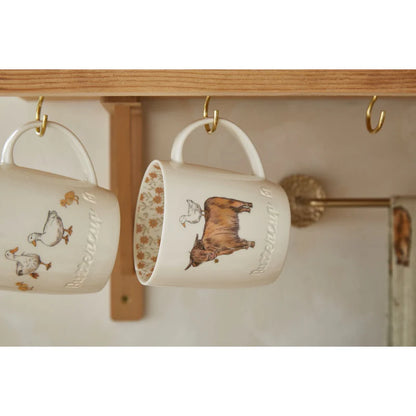 Cooksmart Buttercup Farm Angus Barrel Mug