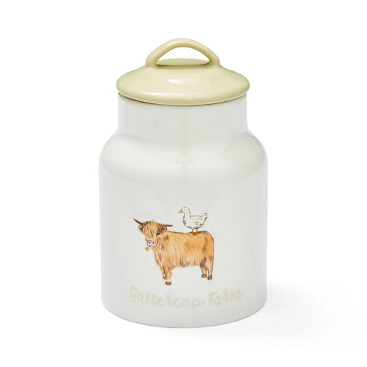 Cooksmart Buttercup Farm Ceramic Tea Canister