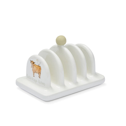 Cooksmart Buttercup Farm Ceramic Toast Rack
