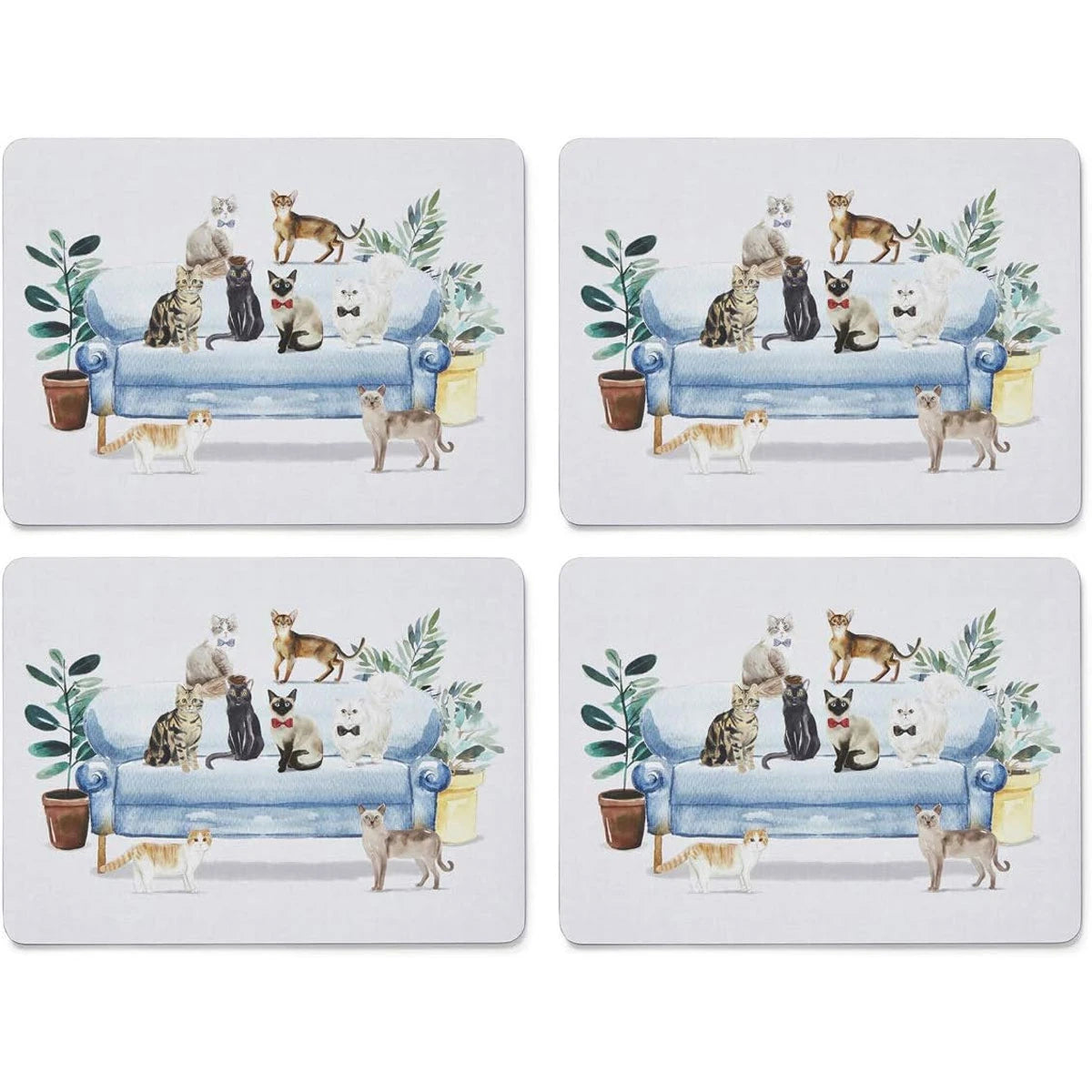 Cooksmart Curious Cats Placemats