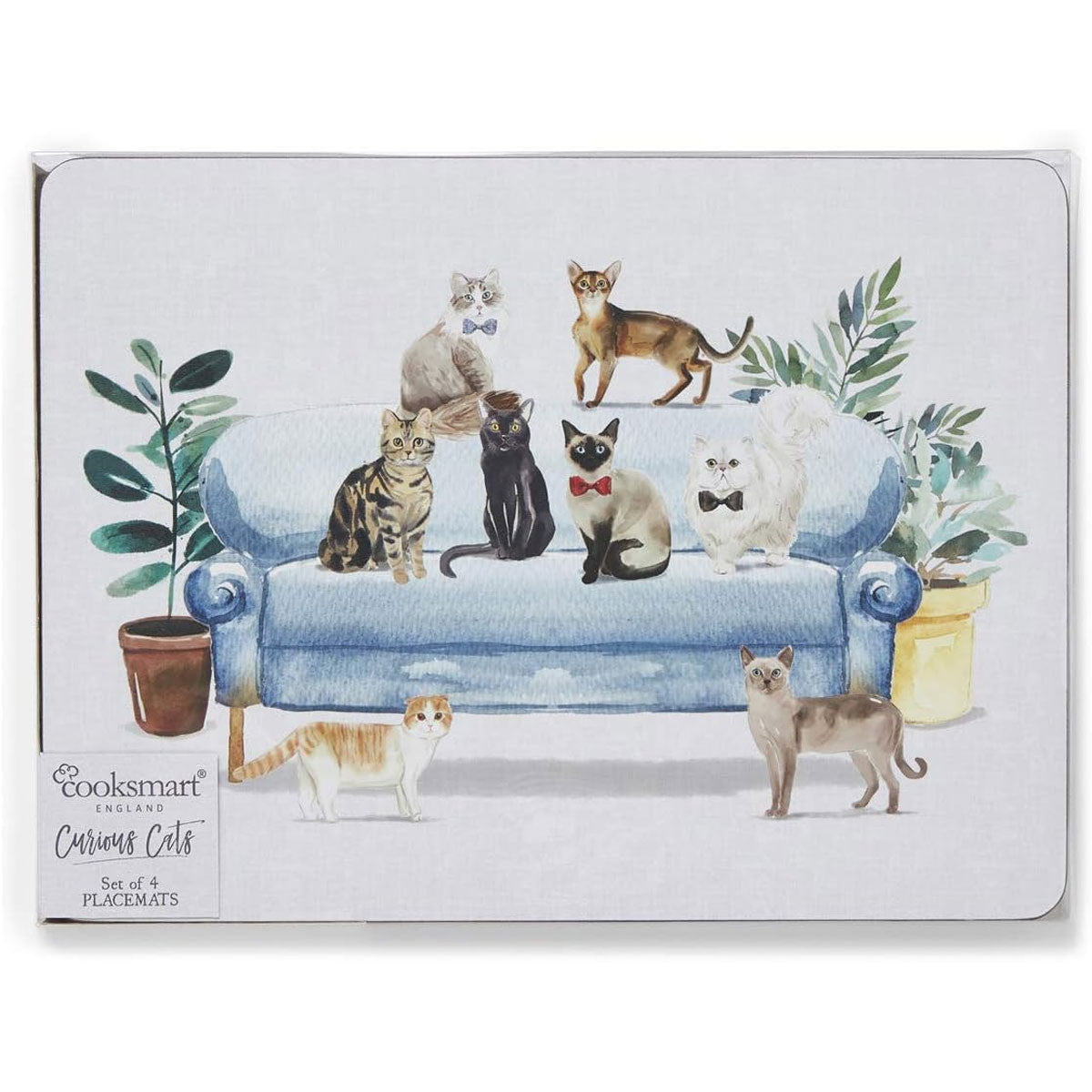 Cooksmart Curious Cats Placemats