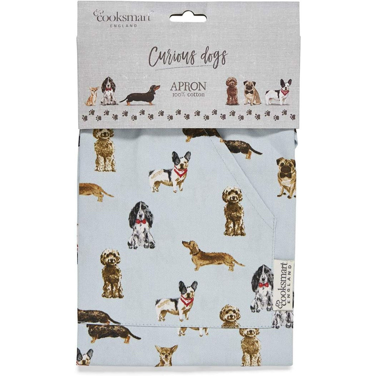 Cooksmart Curious Dogs Cotton Apron