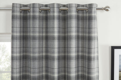 Style Carnoustie Grey Ready Made Curtains