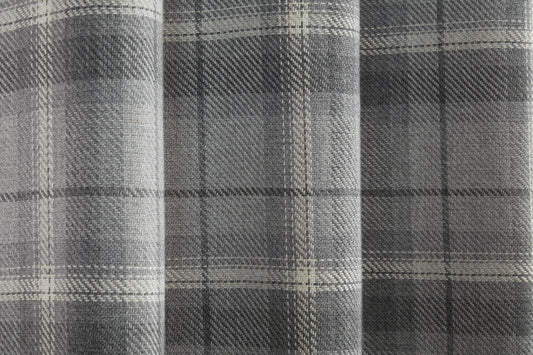 Style Carnoustie Grey Ready Made Curtains