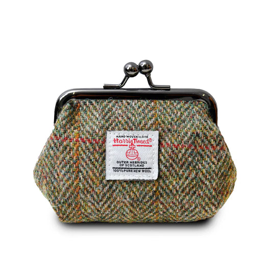 Islander Chestnut Herringbone Coin Purse
