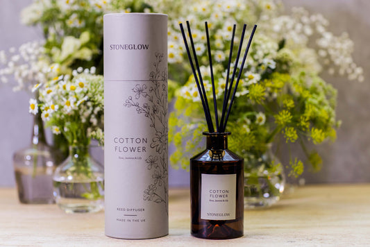 Stoneglow Rose, Jasmine & Lily Scented Reed Diffuser 160ml