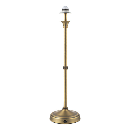 Dar Dahl Rechargeable Table Lamp Matt Antique Brass Base Only LED