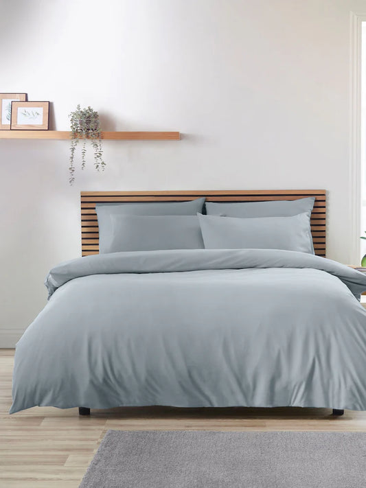Catherine Lansfield So Soft Non-Iron Duvet Set in Slate