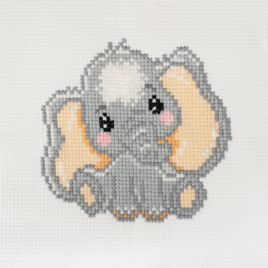 Groves Counted Cross Stitch Kit: Mini: Elephant