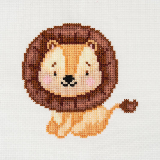 Groves Counted Cross Stitch Kit: Mini: Lion
