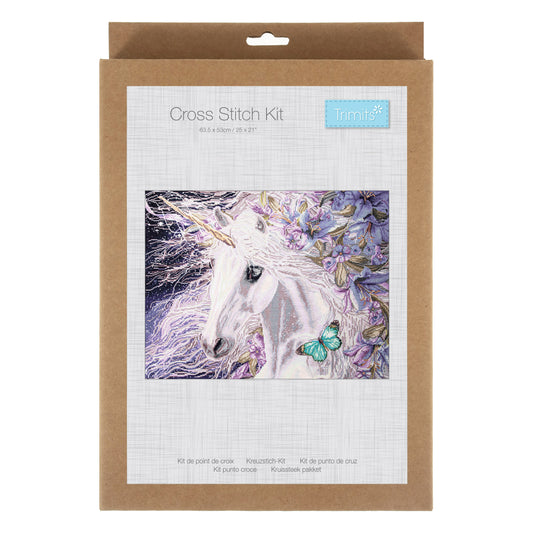 Groves Counted Cross Stitch Kit: Extra Large: Unicorn