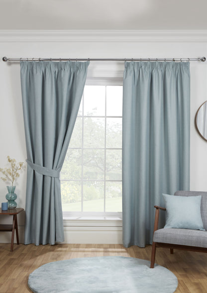 Style Eclipse Duck Egg Ready Made Curtains