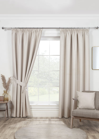 Style Eclipse Natural Ready Made Curtains