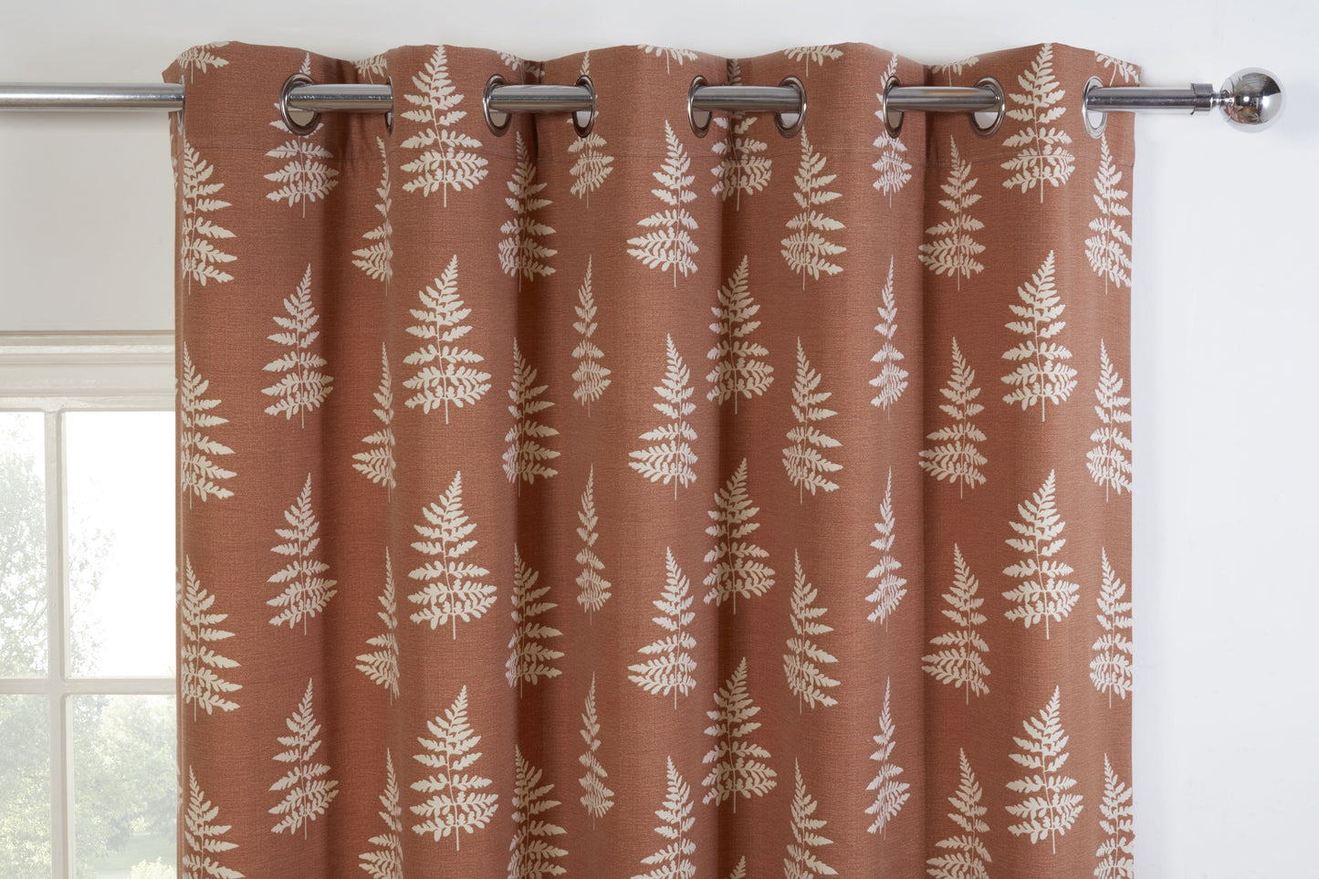 Style Esher Terracotta Ready Made Curtains