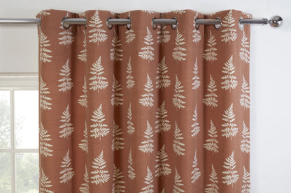Style Esher Terracotta Ready Made Curtains
