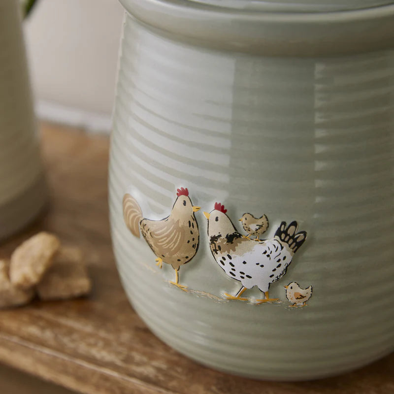 Cooksmart Hen House Lane Happy Family Canister