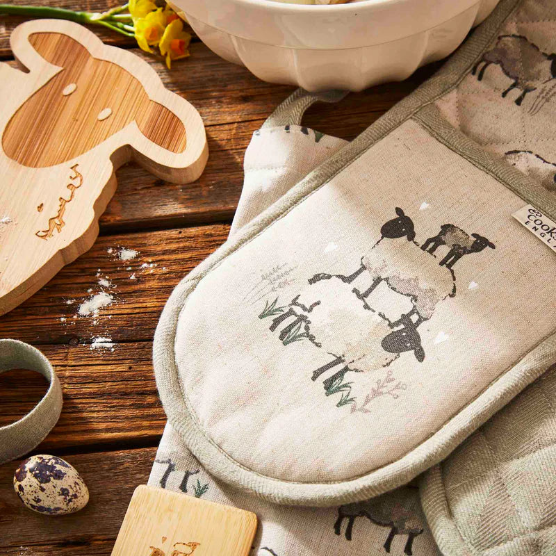 Cooksmart Highland Sheep Double Oven Glove