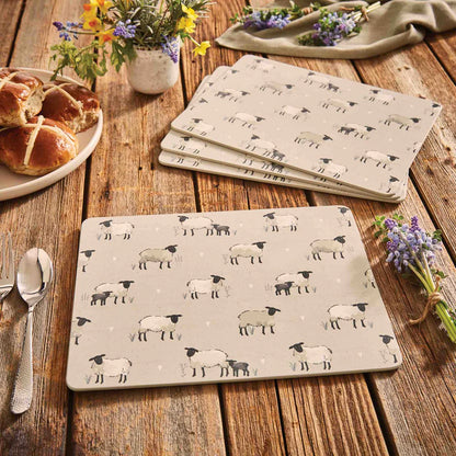 Cooksmart Highland Sheep Pack of 4 Placemats
