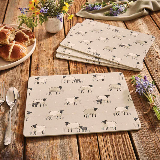 Cooksmart Highland Sheep Pack of 4 Placemats