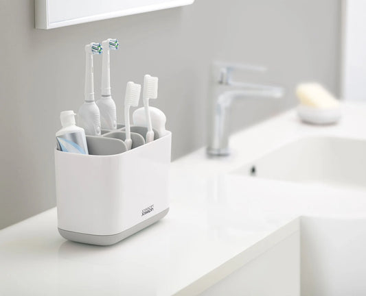 Joseph & Joseph EasyStore™ Large Light Grey Toothbrush Holder