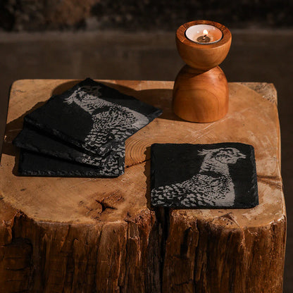 Selbrae House Pheasant Slate Coasters (Set of 4)
